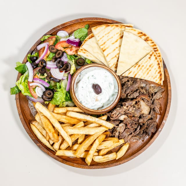Beef Shawarma Plate.