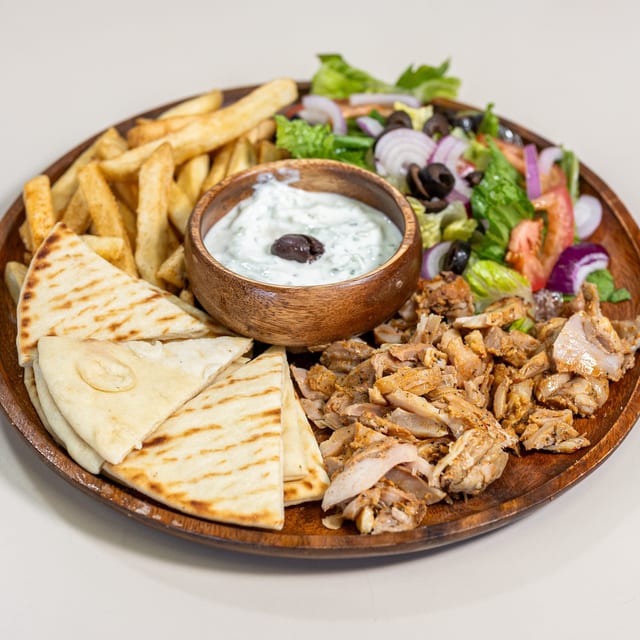 Chicken Shawarma Plate.