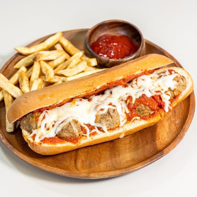 Meatball Hot Sandwich.