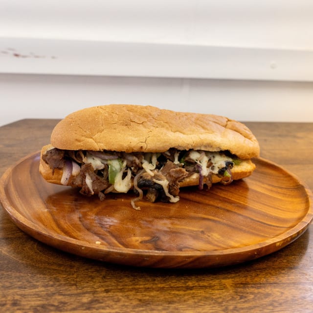 Philly Cheesesteak Hot Sandwich.