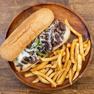 Philly Cheesesteak Hot Sandwich