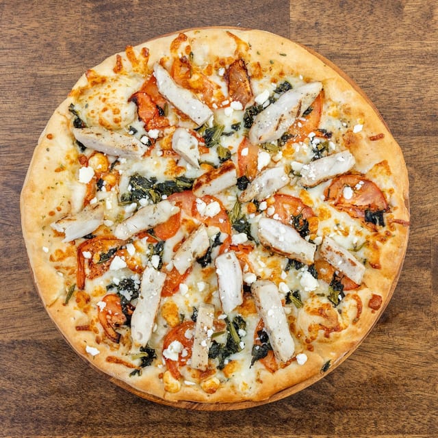 Chicken Rustica Pizza.